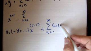 Differential Equations 6  Multiplying a Power Series by a Function [upl. by Acilegna]