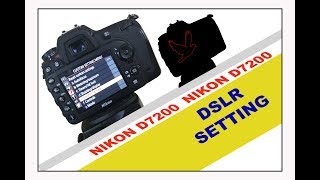 HOW TO SET CUSTOM SETTING MENU IN NIKON D7200 QUICKLY IN HINDi [upl. by Dressel]