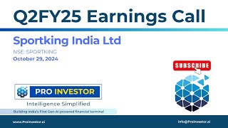 Sportking India Ltd  Q2FY25  Earnings Conference Call  concall concallshorts sportking [upl. by Camfort897]