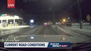 A look at road conditions in Muskegon Co [upl. by Cosette]