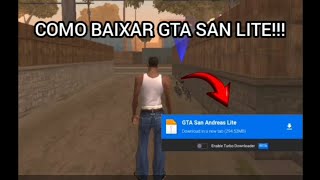 COMO BAIXAR GTA SAN LITE MOD CLEO 2024 [upl. by Reiniar]