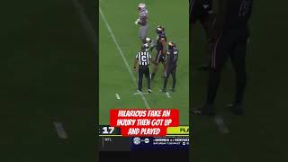 Hilarious Fake Injury Prank on the Field  Football Funny Moments shortsvideos [upl. by Norraj]