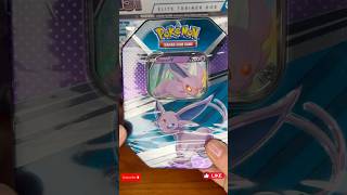 Espeon Pokémon Tin fyp shorts trending pokemon pokemoncards funny anime fy [upl. by Florrie254]