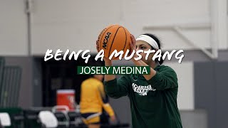 Being a Mustang Josely Medina  Womens Basketball [upl. by Anyzratak]