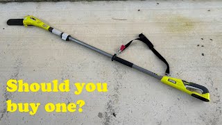 Ryobi Pole Pruner Updated Review [upl. by Aillicirp]