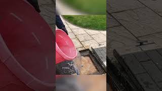 Blocked Solid Manhole 💩 blockeddrain sewer drainage [upl. by Pry408]