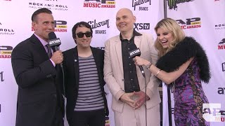 Billy Corgan APMAs red carpet interview with CM Punk and Juliet Simms [upl. by Lovel]