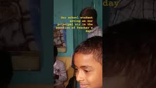 September 6 2024Our student is acting as our school principal sir [upl. by Eylk]