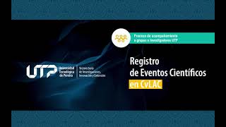 Registro de Eventos Científicos en CvLAC [upl. by Ahsilat]