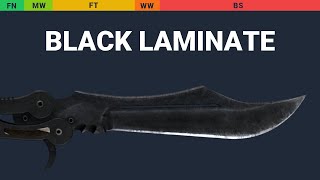 Butterfly Knife Black Laminate  Skin Float And Wear Preview [upl. by Madelaine863]