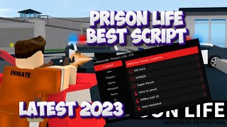 BEST PRISON LIFE SCRIPT xRawnder  Roblox Exploiting  Fluxus  Prison life [upl. by Hussar]