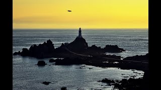 La Corbiere Lighthouse Jersey Channel Islands [upl. by Spearman]