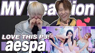 eng aespa Dreams Come True MV Reaction  에스파 드림스컴트루 뮤직비디오 리액션  Korean Fanboy Moments  J2N VLog [upl. by Seligmann]