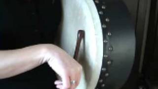 Free Bodhran Lesson Triplets amp Rolls Using Top Of Bodhran Tipper Part 1 [upl. by Hansen]