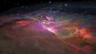 Flight Through Orion Nebula in Visible and Infrared Light [upl. by Denzil]