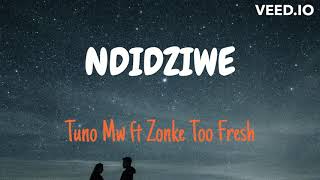 Tuno Mw  Ndidziwe ft Zonke Too Fresh Lyrics [upl. by Aliahs]