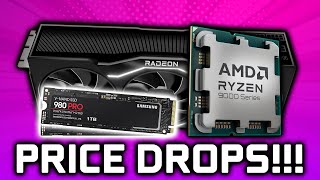 PC Prices Just Dropped  GPUs CPUs amp SSDs [upl. by Anirok410]