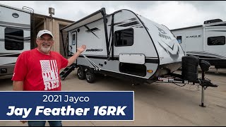 2021 Jayco Jay Feather 16RK  Walk Through Tour [upl. by Akinom]