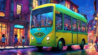 Wheels on the Bus  Nursery Rhymes for Kids  Fun amp Interactive Song [upl. by Adamec]