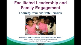 Webinar Facilitated Leadership and Family Engagement — Learning with and from Families [upl. by Annaxor]