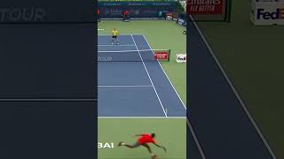 THAT IS CRAZY FROM MONFILS ONCE AGAIN tennis highlight foryou [upl. by Ganny490]