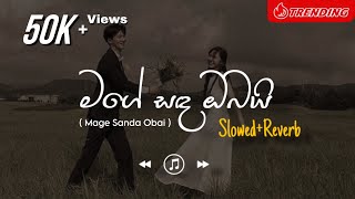 Mage Sanda Obai  මගෙ සද ඔබයි SlowedReverb [upl. by Russon]