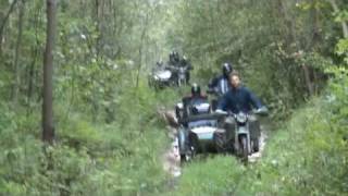 Rajd u Janka  K750 Ural dnepr m72 MT16 meeting in mountain [upl. by Nerin]