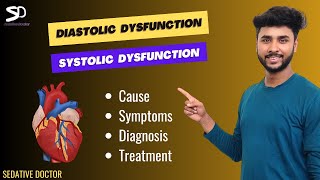 Diastolic Dysfunction amp Systolic Dysfunction  Heart Pumping Disorders  Sedative Doctor [upl. by Yentruocal]