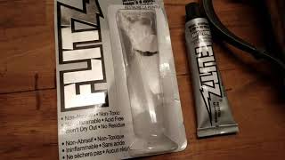 PolishingRemoving Tarnish from Silver Plate with Flitz Polish  amazing results [upl. by Akena]