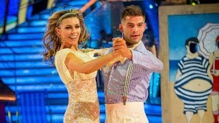 Abbey Clancy amp Aljaz Quickstep to Walking On Sunshine  Strictly Come Dancing 2013  BBC One [upl. by Otnas]