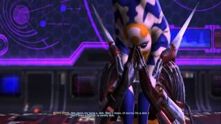 SWTOR Ashara Zavros romance light sidesith inquisitor [upl. by Ahsele]