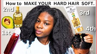 HOW TO LAYER YOUR HAIRCARE PRODUCTS TO ACHEIVE SOFT NATURAL HAIR  The best method for softer hair [upl. by Cirdnek25]