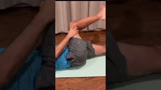 EASY KNEE Iliotibial Band ITB Stretch [upl. by Lilhak]