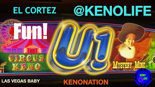 20cards Keno from El Cortez New Pattern Las Vegas kenolife kenonation Kenolife [upl. by Elconin]