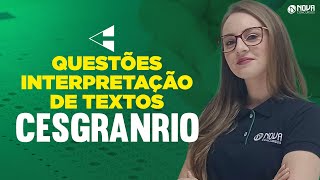 Questões de Interpretação de Textos para Cesgranrio [upl. by Steinberg]