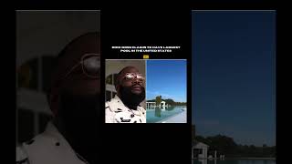 Rick Ross pool is beautiful  🔥🌊 youtubeshorts shortvideo [upl. by Anilesor]