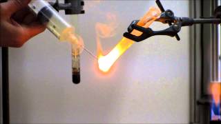 NaCl Synthese  Sodium chloride synthesis Microscale experiment [upl. by Martita]