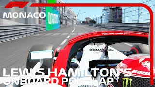 2019 Monaco Grand Prix Lewis Hamiltons Pole Lap  assettocorsa [upl. by Ahsoet]