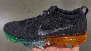 Nike Air Vapormax 2023 Flyknit Black Multicolor Shoes [upl. by Dj981]