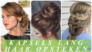 Stoere rommelig opgestoken haar dames [upl. by Madid]