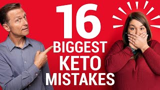 The 16 Biggest Keto Mistakes DONT MAKE THEM [upl. by Eeroc]