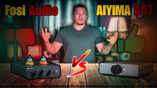 Best Stereo Amplifiers 2024 AIYIMA A07 MAX VS Fosi Audio P3 Tube Preamp [upl. by Madson]