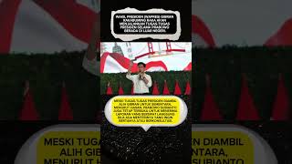 Gibran Jalankan Tugas Selama Prabowo di Luar Negri prabowo shortvideo shorts short [upl. by Cheung]