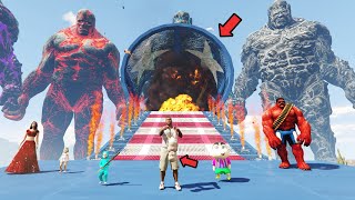 Franklin Shinchan Lava God Found Random Car Portal in GTA 5 [upl. by Veljkov]