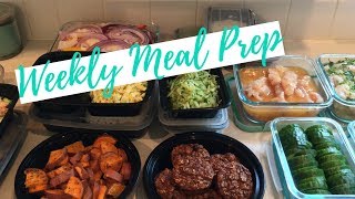 Weekly Meal Prep  Weight Watchers Freestyle  060318 [upl. by Sikes]