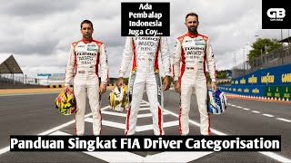 Mengenal FIA Driver Categorisation Pada Dunia Balap EnduranceSportscar [upl. by Rufina]