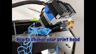 CTC 3D Printer How to Replace the Nozzle [upl. by Connie477]