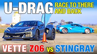 UDRAGS C8 Corvette Z06 vs Corvette Stingray [upl. by Ellehsad]