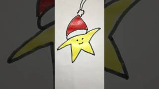 Christmas Star Ornament Acrylic Painting For Kids christmas star painting shorts viralvideo [upl. by Ehgit]