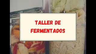 Taller de Fermentados KOMBUCHA desde cero VINAGRE de MANZANA SAURKRAUT y algo más [upl. by Verina]